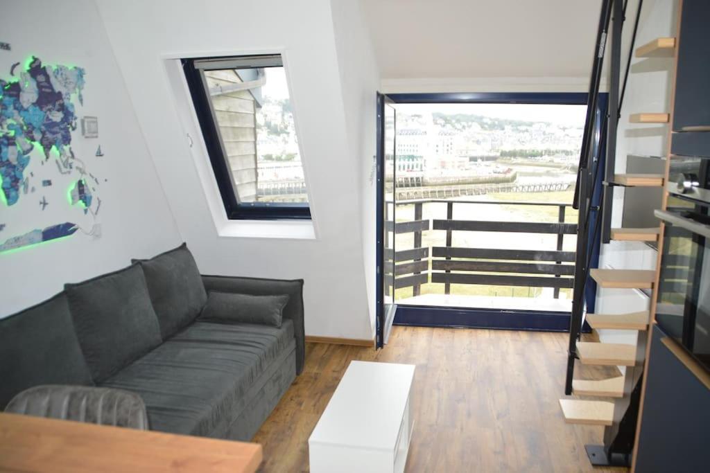 Mini-Duplex Cosy Avec Magnifique Vue Mer دوفييل المظهر الخارجي الصورة